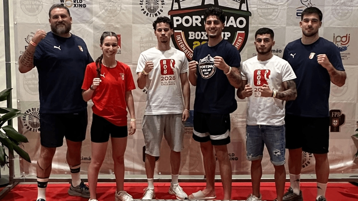 Boxe do Sp. Braga com duas pratas em Portimão