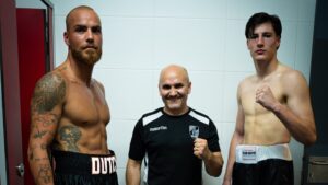 Boxe do Vitória SC em bom plano em Vigo
