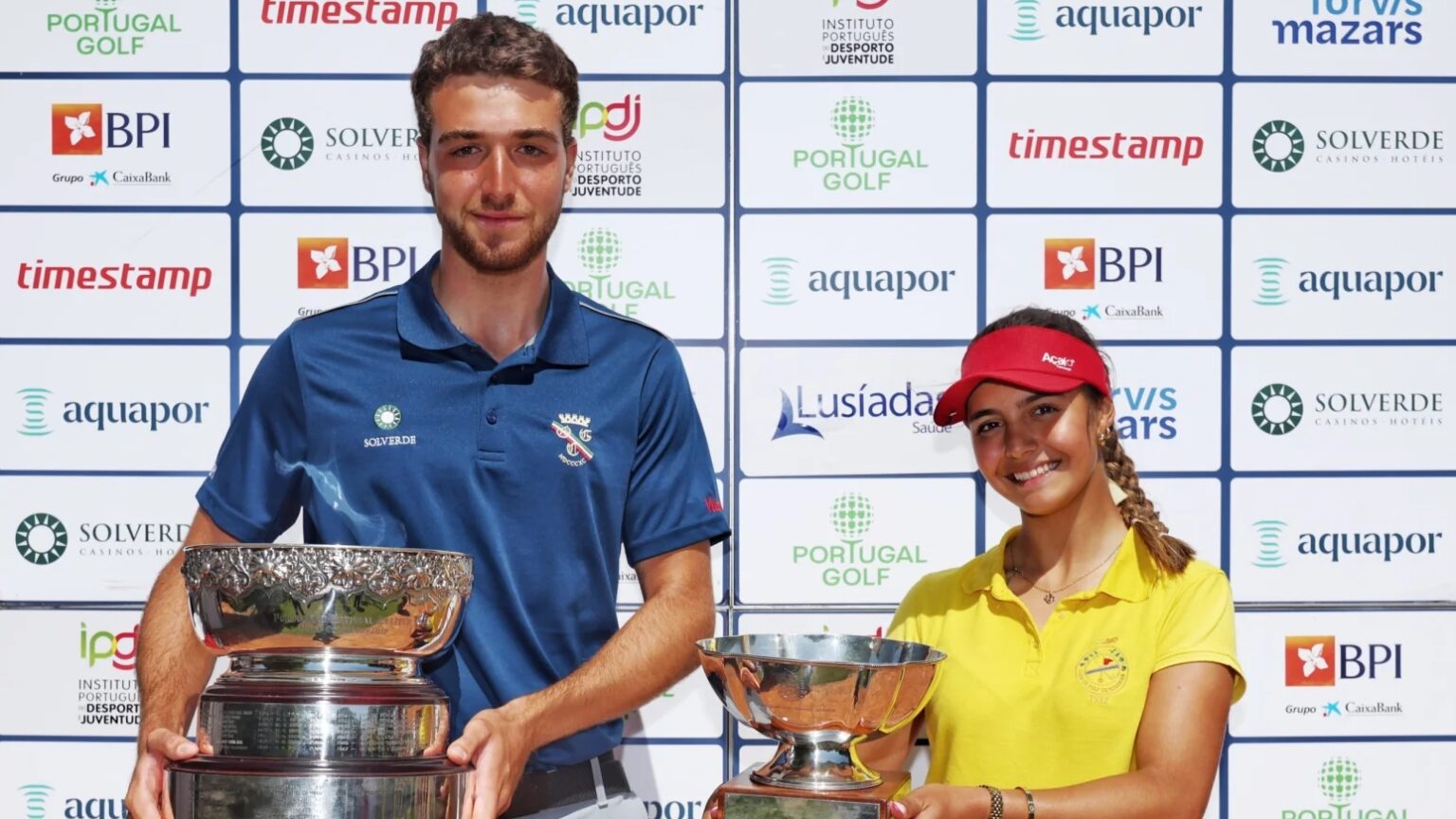 Francisca Costa e Bernardo Pinheiro campeões absolutos
