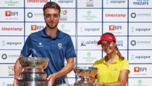 Francisca Costa e Bernardo Pinheiro campeões absolutos
