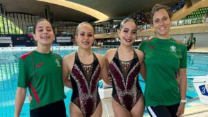Dueto Livre juvenil 9.º no Europeu e 6.º na Taça Comen