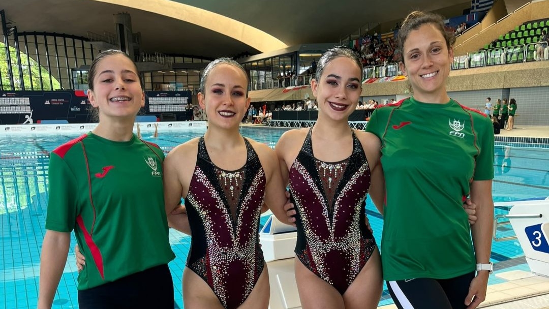 Dueto Livre juvenil 9.º no Europeu e 6.º na Taça Comen