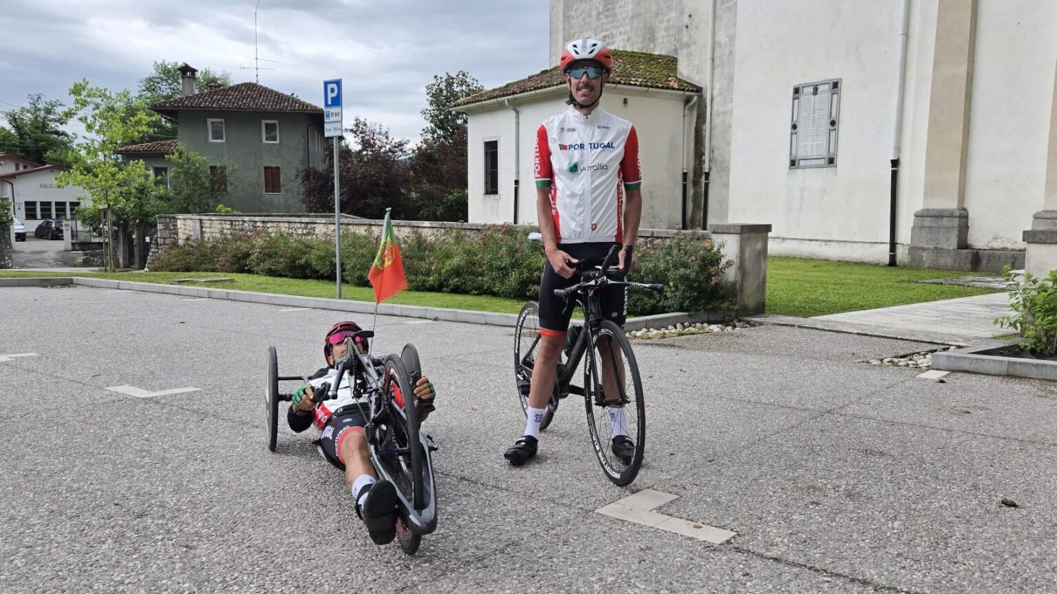 Flávio Pacheco e Luís Xavier em destaque no europeu de Paraciclismo