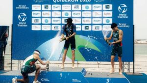 Prata e Bronze em etapa do Mundial de Triatlo