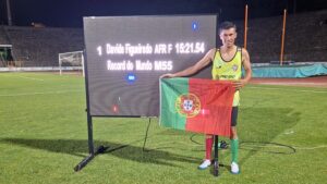 Davide Figueiredo bate recorde mundial M55 dos 5.000 metros