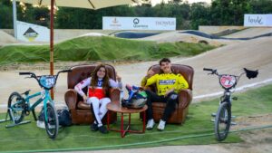 Renato Silva e Ambre Beato bisam no Nacional de BMX