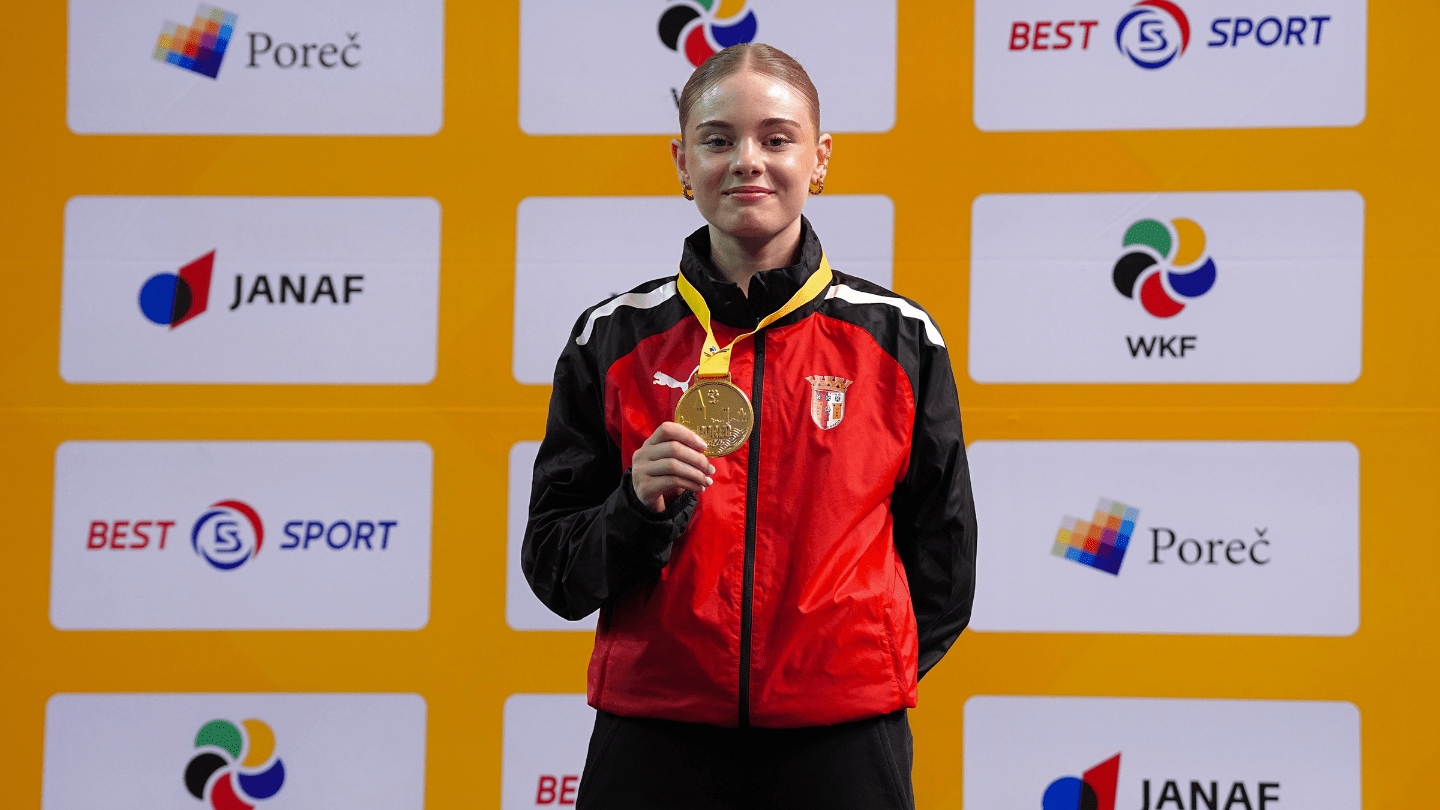 Leonor Gonçalves vence Karaté 1 Youth League da Croácia