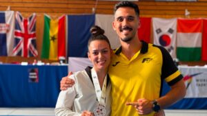 Leonor Correia de bronze no Taekwondo em França