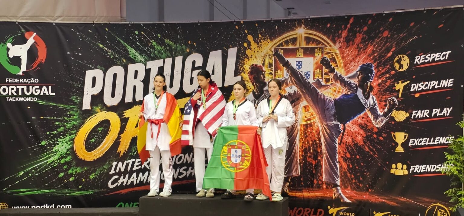 Taekwondo da Maia faz história com Três Medalhas no 1.º Open de Portugal