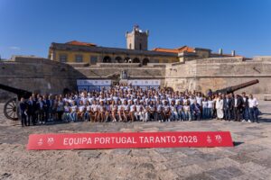 Equipa Portugal Taranto 2026 apresentada em Oeiras