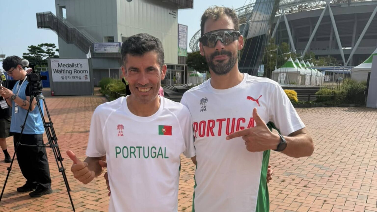 Dois campeões do Mundo Masters em Daegu