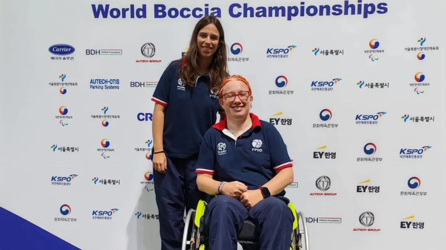 Cristina Gonçalves de prata no Mundial de Boccia