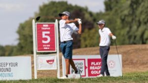 Seleção nacional masculina sub-14 em ação em Londres