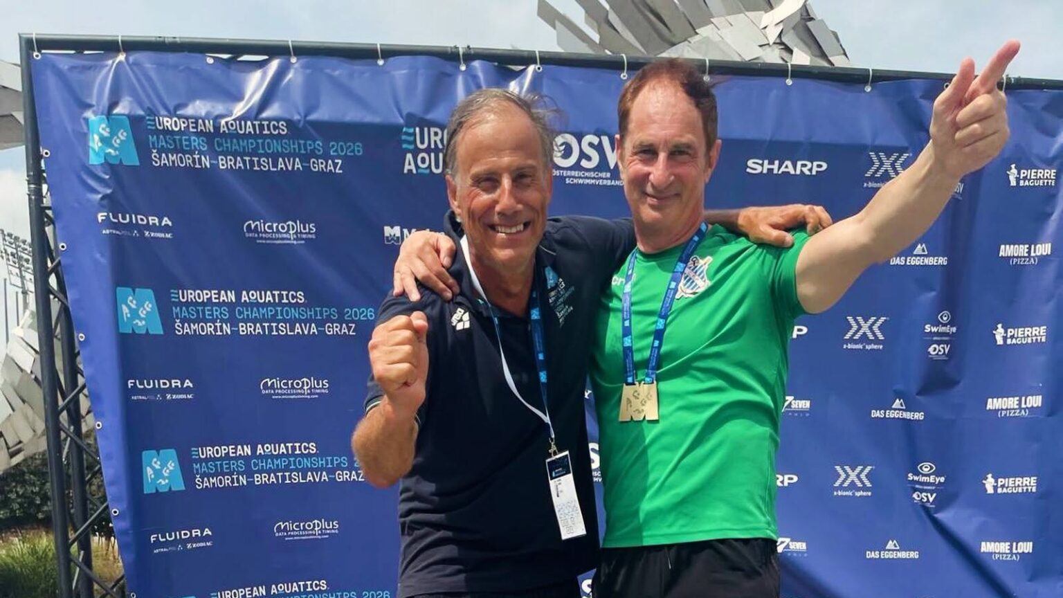 Kevin Blick e Carlos Pedrosa campeões europeus Masters