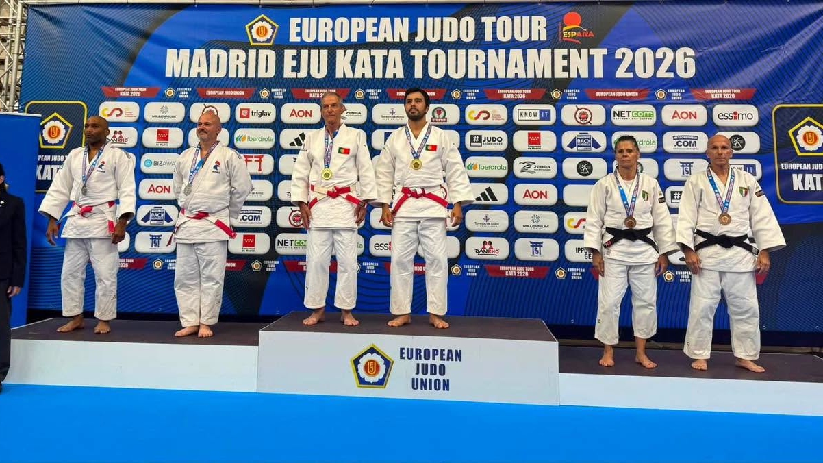 Ouro e bronze luso no Judo Kata em Madrid