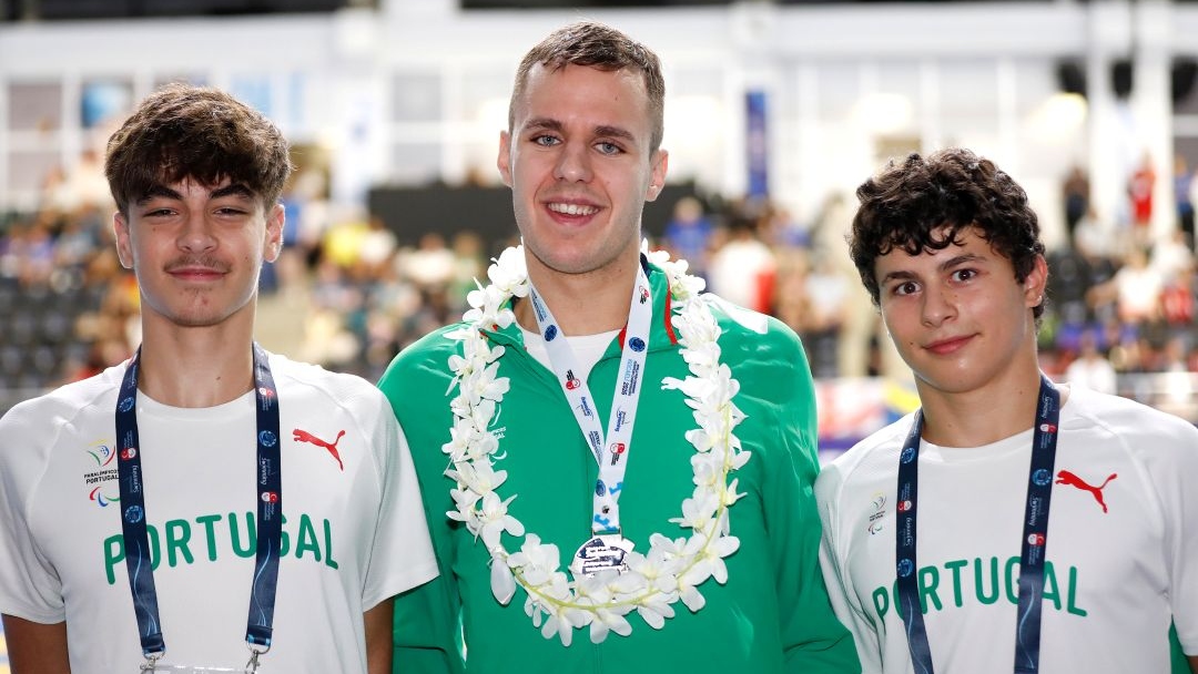 Prata e bronze no Europeu de Natação Adaptada
