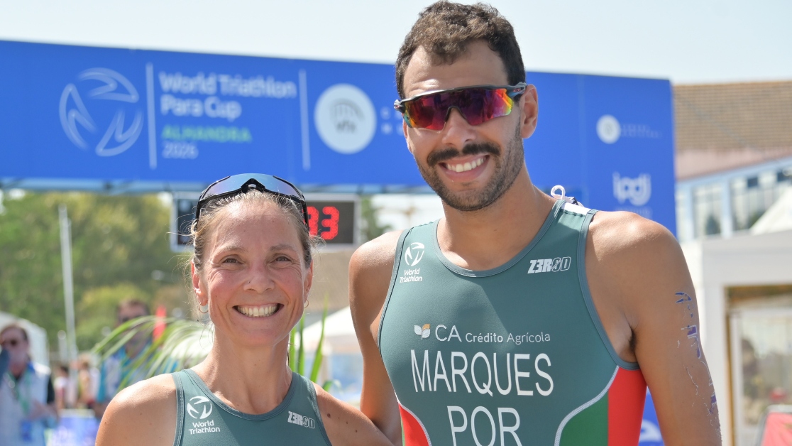 Filipe Marques de ouro na Taça do Mundo de Paratriatlo em Alhandra