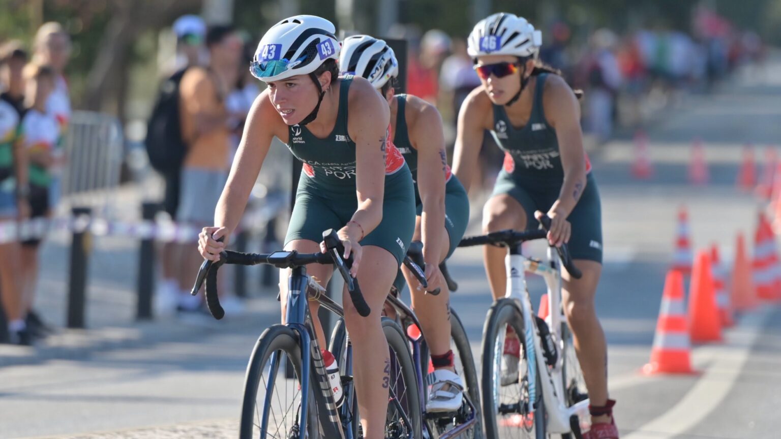 Matilde e Gustavo no 12.º posto na Taça da Europa de Triatlo de Coimbra