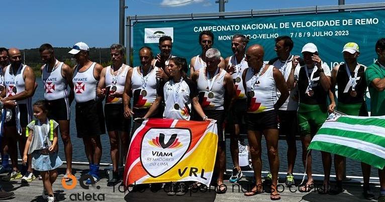 Remadores do Lima conquistam dez títulos nacionais - Remo